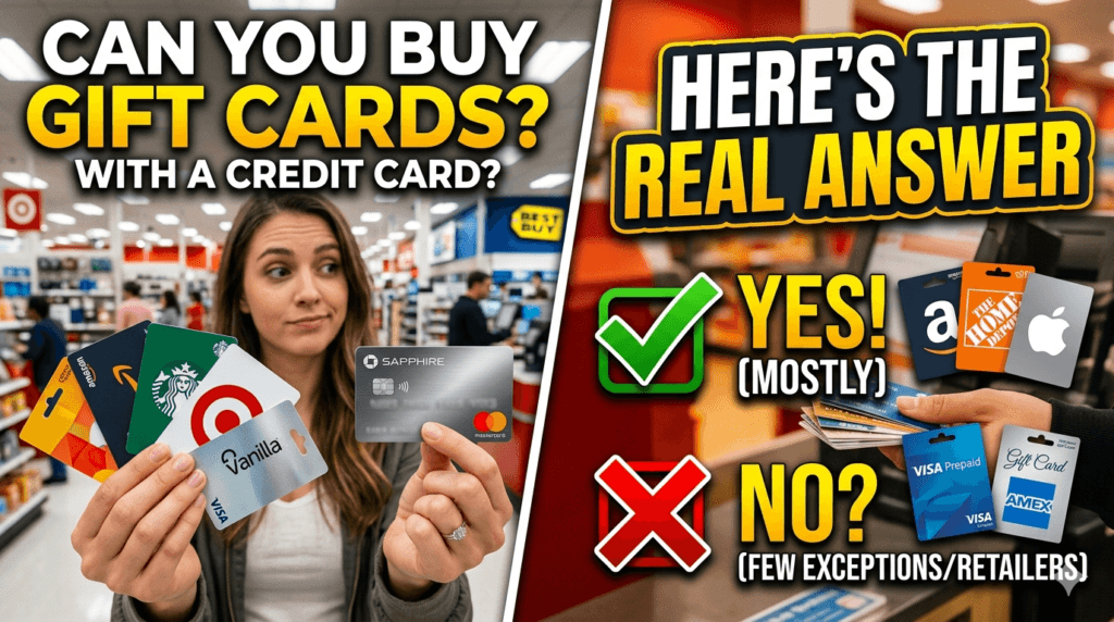 Can You Buy Gift Cards With a Credit Card? Here’s the Real Answer ...