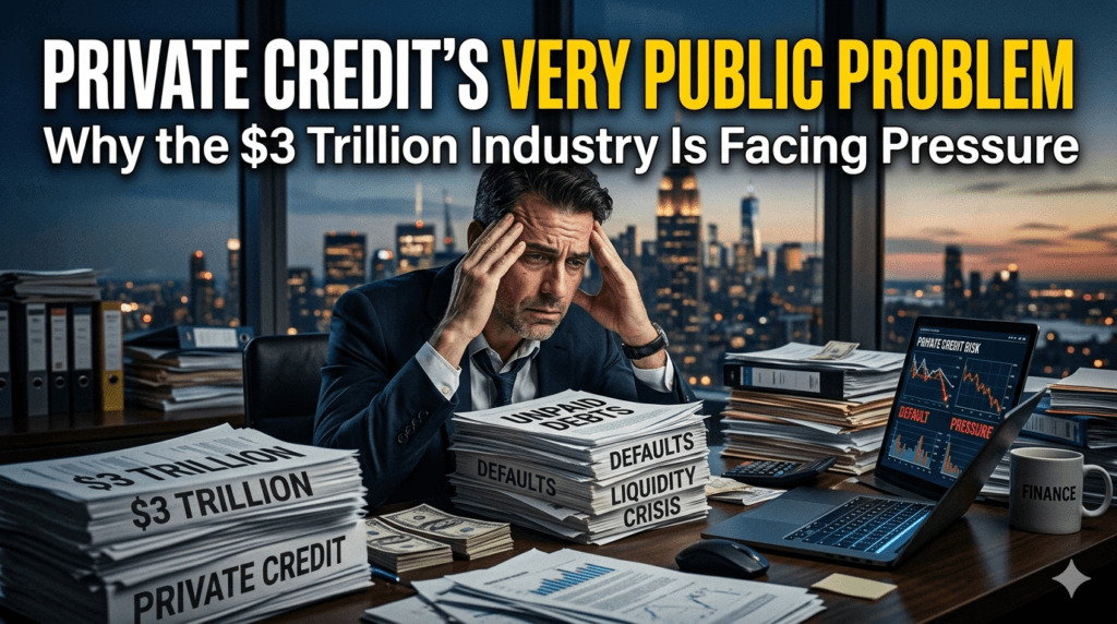 Private Credit’s Very Public Problem: Why the $3 Trillion Industry Is Facing Pressure private credit’s very public problem, why the $3 trillion industry is facing pressure